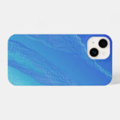 Coque Pour iPhone 14 Arrière - plan bleu (Verso Horizontal)