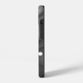 Coque Pour iPhone 14 Arrière - plan Gray Raindrop (Côté gauche)