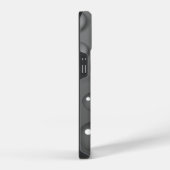 Coque Pour iPhone 14 Arrière - plan Gray Raindrop (Côté droit)