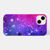 Coque Pour iPhone 14 Arrière - plan rose brillant (Verso Horizontal)