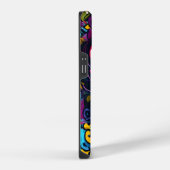 Coque Pour iPhone 14 Art abstrait de style graffiti (Côté droit)