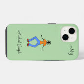 Coque Pour iPhone 14 Art africain, Maître Danseur (Verso Horizontal)