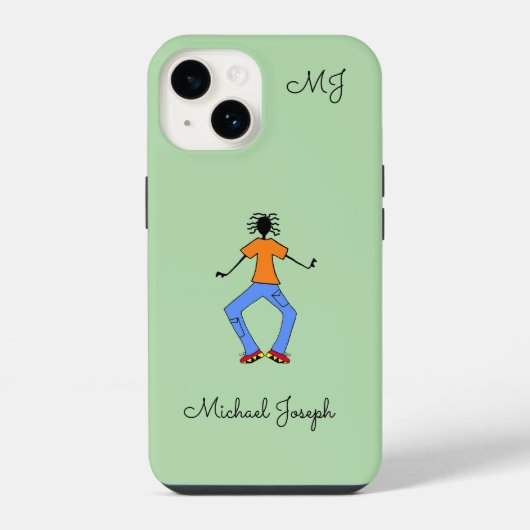 Coque Pour iPhone 14 Art africain, Maître Danseur (Verso)