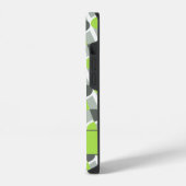 Coque Pour iPhone 14 Art déco moderne d'inspiration vert clair nom (Côté gauche)