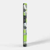 Coque Pour iPhone 14 Art déco moderne d'inspiration vert clair nom (Côté droit)
