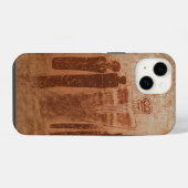 Coque Pour iPhone 14 Art Petroglyph Rock (Verso Horizontal)
