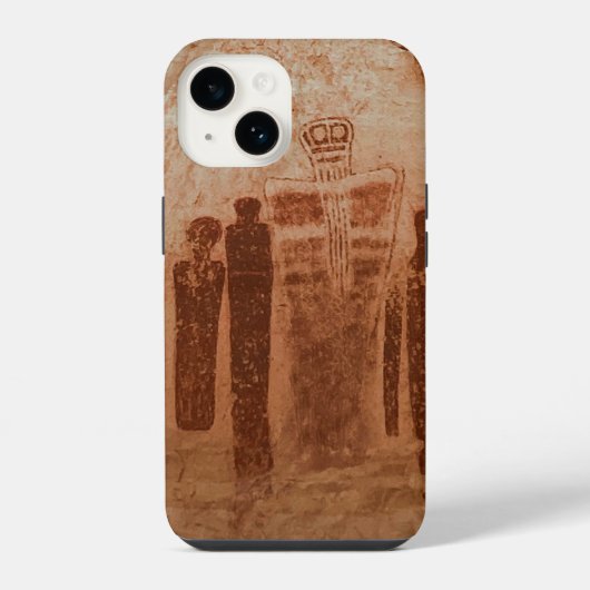 Coque Pour iPhone 14 Art Petroglyph Rock (Verso)