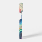 Coque Pour iPhone 14 "Art rayonnant Abstrait" (Côté droit)