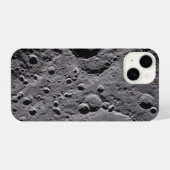 Coque Pour iPhone 14 Artemis II Lunar Craters (Verso Horizontal)