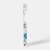 Coque Pour iPhone 14 Artiste Personnalisé Lumière Pastel Roses Bleus (Côté gauche)