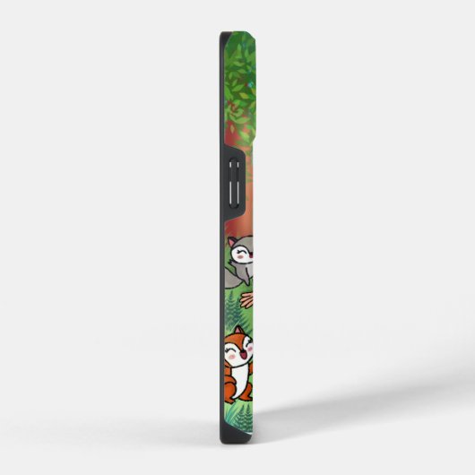 Coque Pour iPhone 14 Assistant Forêt de Whimsical Coque souple (Côté droit)