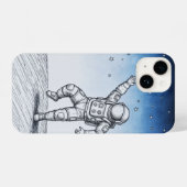 Coque Pour iPhone 14 Astronaut sketch phonecase  (Verso Horizontal)
