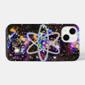 Coque Pour iPhone 14 Atomique galactique (Verso Horizontal)