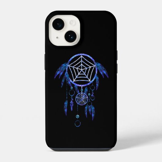 Coque Pour iPhone 14 Attrape-rêve Boho (Verso)