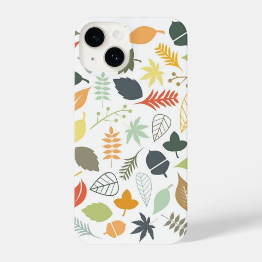 Coque Pour iPhone 14 Autumn Leaves  (Verso)