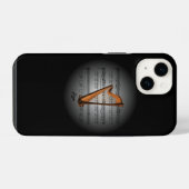Coque Pour iPhone 14 Avant Garde ~ Harpe sur Globe avec Partition ~  (Verso Horizontal)