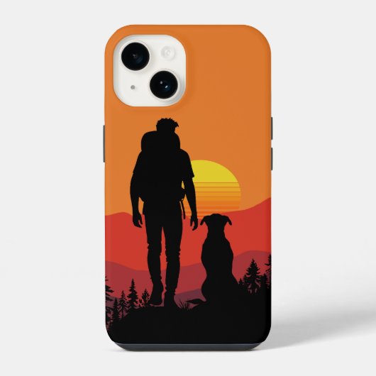 Coque Pour iPhone 14 Aventures formidables dans la nature (Verso)
