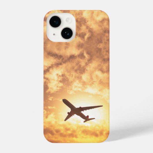 Coque Pour iPhone 14 Avion Avion Pilote Vol commercial Vol (Verso)