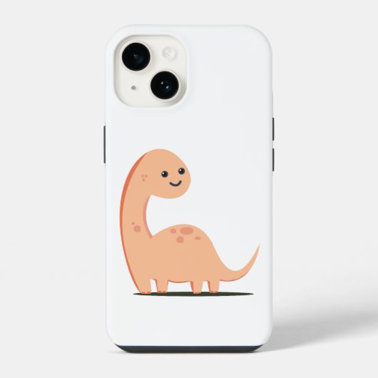 Coque Pour iPhone 14 Baby Dino (Verso)