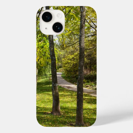 Coque Pour iPhone 14 Balade dans le coque iphone du parc (Verso)