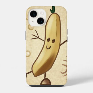 Coque Pour iPhone 14 Banane heureuse mignonne