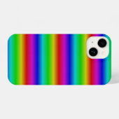 Coque Pour iPhone 14 Bandes arc-en-ciel - Motif (Verso Horizontal)