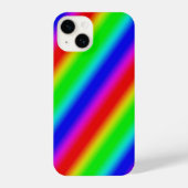 Coque Pour iPhone 14 Bandes arc-en-ciel - Motif (Verso)