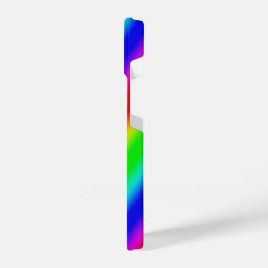Coque Pour iPhone 14 Bandes arc-en-ciel - Motif (Côté gauche)