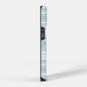 Coque Pour iPhone 14 Bandes bleu glace (Côté droit)