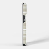 Coque Pour iPhone 14 Bandes de grès monogramme (Côté droit)