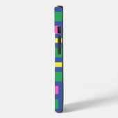 Coque Pour iPhone 14 Bandes dynamiques avec coque iphone de monogramme (Verso / Gauche)