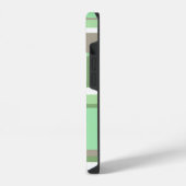 Coque Pour iPhone 14 Bandes vert pâle (Côté gauche)