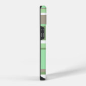 Coque Pour iPhone 14 Bandes vert pâle (Côté droit)