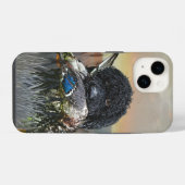 Coque Pour iPhone 14 Barbet, Chien d'eau français (Verso Horizontal)