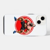 Coque Pour iPhone 14 Barbu Musclé (Verso Horizontal)