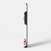 Coque Pour iPhone 14 Baseball Initiale & Nom (Côté gauche)