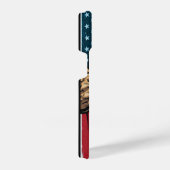 Coque Pour iPhone 14 Baseball Softball American Flag Patriotic (Côté droit)