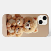 Coque Pour iPhone 14 Bear Family iPhone 14 Coque (Verso (horizontal))