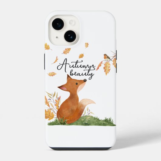 Coque Pour iPhone 14 Beauté d'automne (Verso)