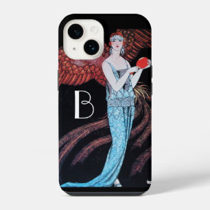 COQUE POUR iPhone 14 BEAUTÉ ET PHÉNIX, MODE, ARTISTE EN MAQUILLAGE MONO