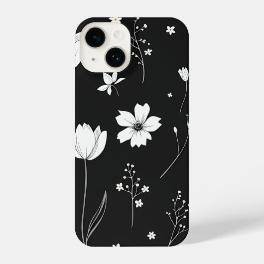 Coque Pour iPhone 14 Beauté florissante : Elégante couverture mobile fl (Verso)