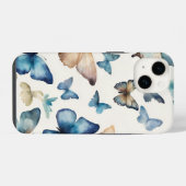 Coque Pour iPhone 14 Beautés Papillons (Verso Horizontal)
