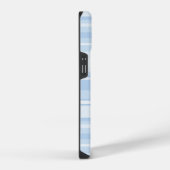 Coque Pour iPhone 14 Bébé rayures bleues (Côté droit)