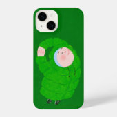 Coque Pour iPhone 14 bébé vert (Verso)