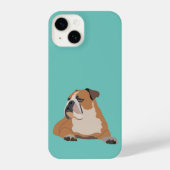 Coque Pour iPhone 14 Belle Bulldog anglais (Verso)