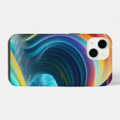 Coque Pour iPhone 14 Belle cascade arc-en-ciel (Verso Horizontal)