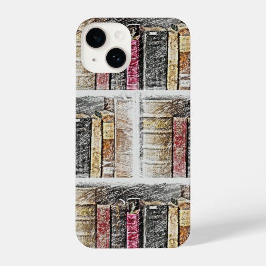 Coque Pour iPhone 14 Bibliothèque Livres Libraire Lecture Love (Verso)