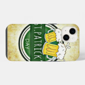 Coque Pour iPhone 14 Bières de la Saint-Patrick (Verso Horizontal)