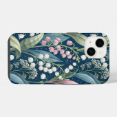 Coque Pour iPhone 14 Birth Flower Botanical Design (Verso Horizontal)