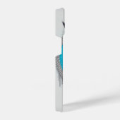 Coque Pour iPhone 14 Black and White Cat Split Portrait With Blue Eyes (Côté droit)